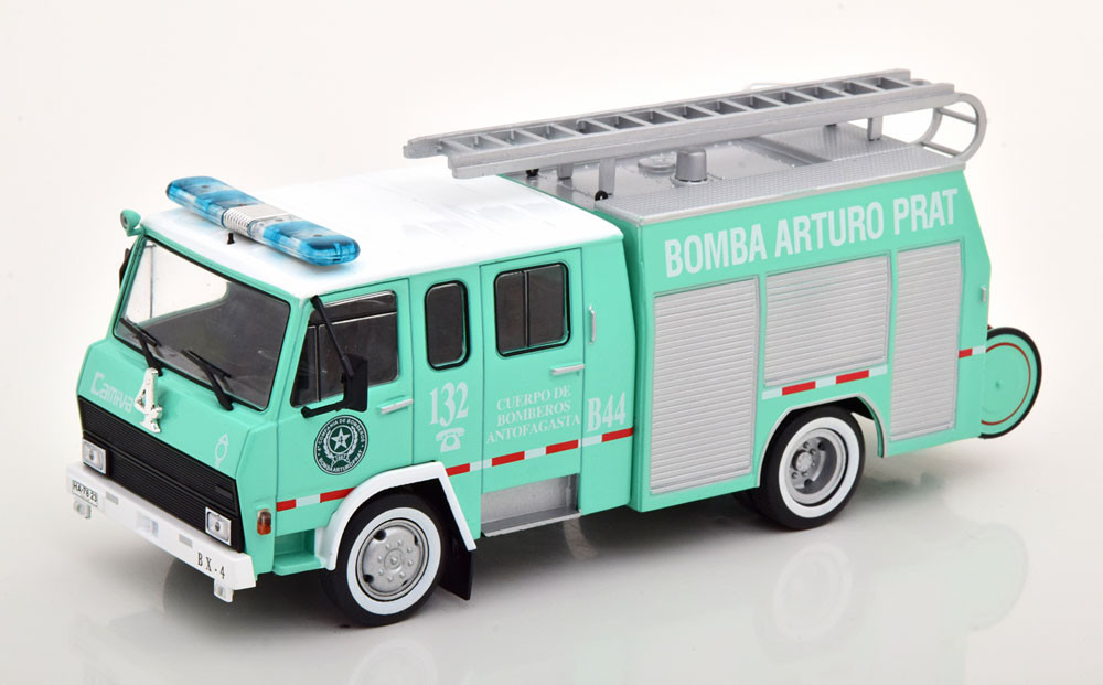 BERLIET 770 KB6 BOMBA ATURO PRAT FIRE ENGINE LIGHTGREEN WHITE