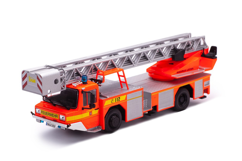 IVECO MAGIRUS DLK 23-12 FIRE ENGINE ORANGE WHITE