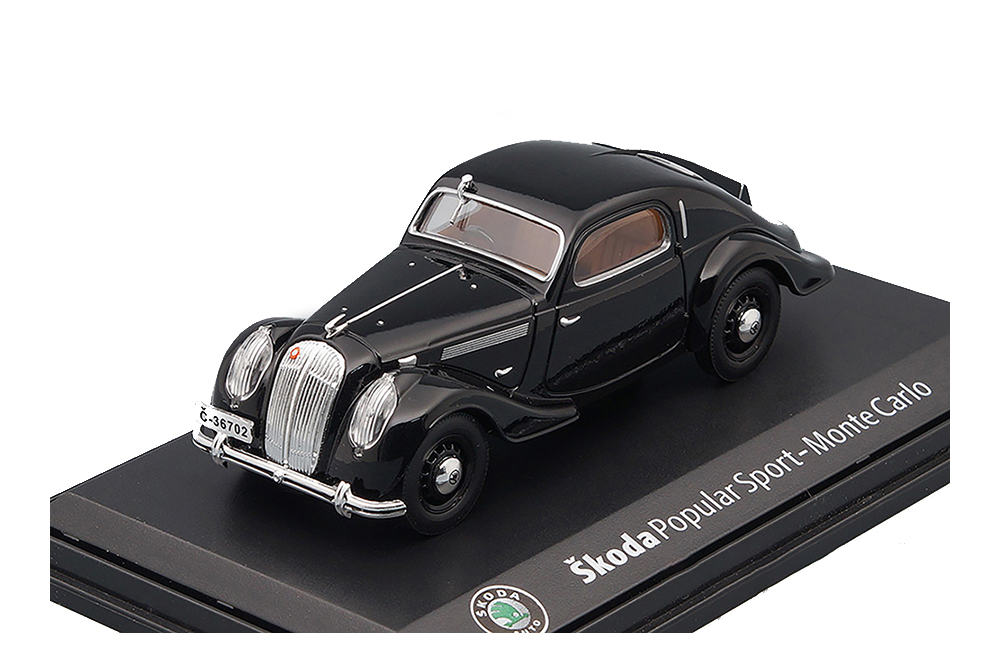 SKODA POPULAR SPORT MONTE CARLO 1935 BLACK / SKODA ПОПУЛЯРНЫЙ СПОРТ МОНТЕ-КАРЛО 1935 ЧЕРНЫЙ