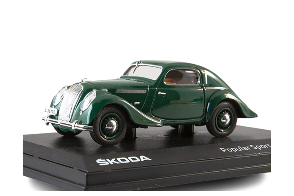 SKODA POPULAR SPORT MONTE CARLO 1937 GREEN / SKODA ПОПУЛЯРНЫЙ СПОРТ МОНТЕ-КАРЛО 1937 ЗЕЛЕНЫЙ