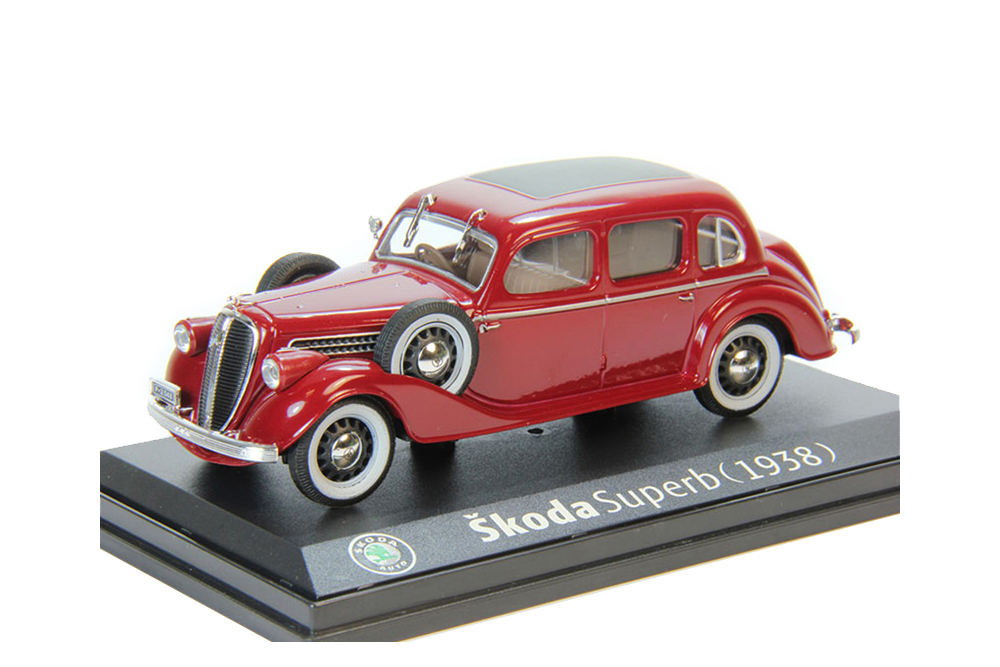 SKODA SUPERB 913 (1938) PURPLE RED