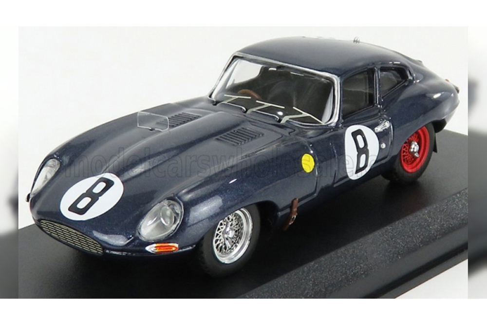 JAGUAR E-TYPE COUPE 3.8L S6 TEAM M.CHARLES N 8 24H LE MANS 1962 M.CHARLES - J.COUNDLEY, BLUE