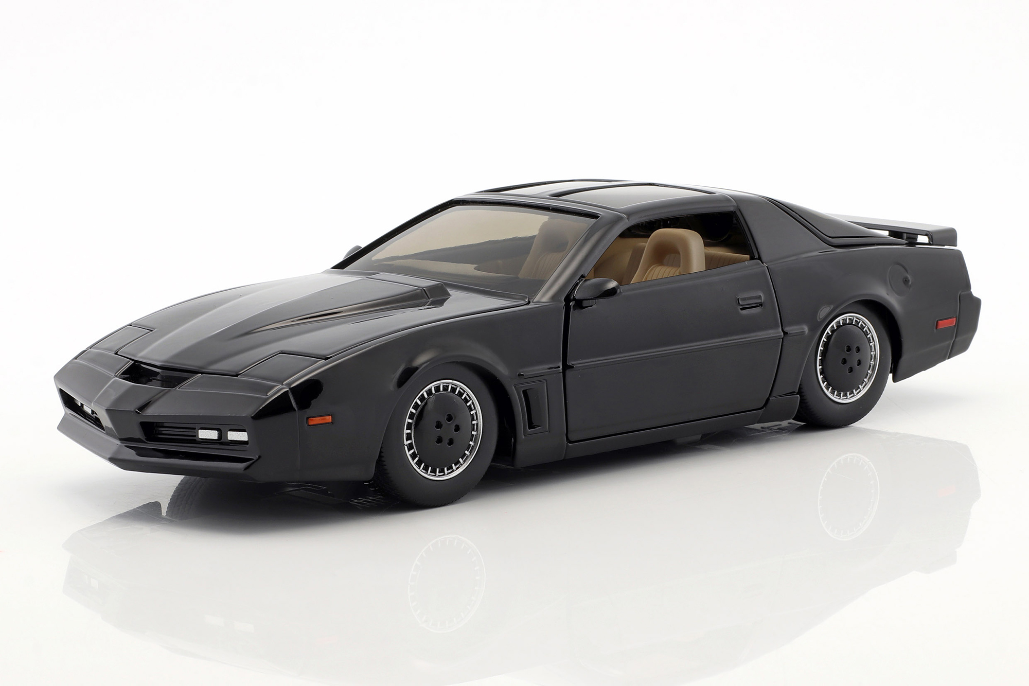 PONTIAC FIREBIRD K.I.T.T. TV SERIES KNIGHT RIDER (1982-1986) BLACK JADA TOYS / ПОНТИАК ФАЙРБЕРД ТВ СЕРИЯ КНИГХТ РИДЕР ЧЕРНЫЙ ДЖАДА ТОЙС