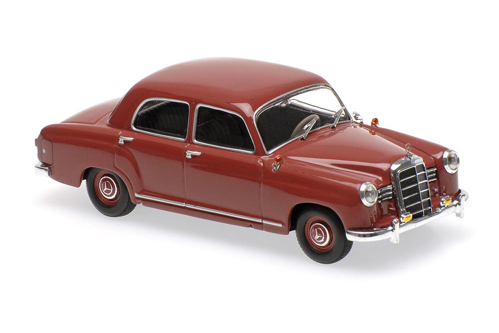 MERCEDES 180 (W120) 1955 DARK RED