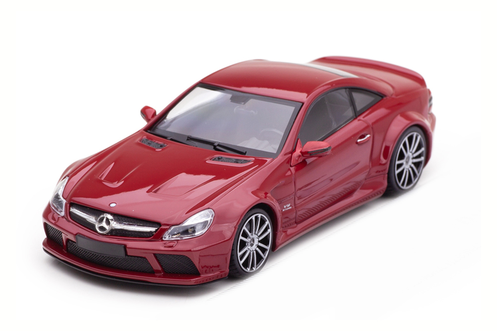 MERCEDES W230 SL65 AMG BLACK SERIES 2009 DARK RED
