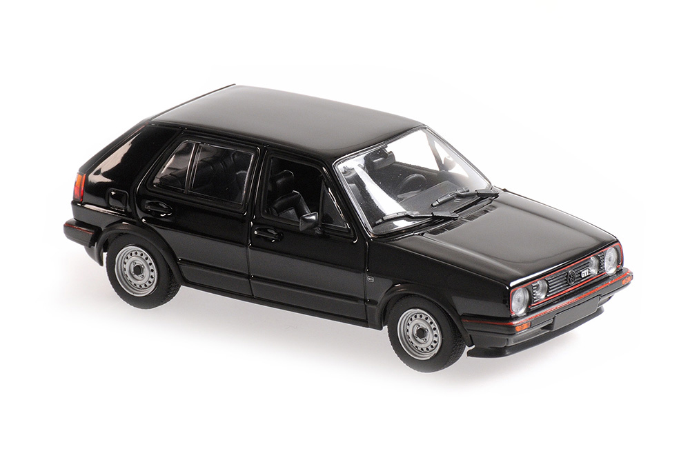 VW VOLKSWAGEN GOLF GTI 4-DOOR 1986 BLACK