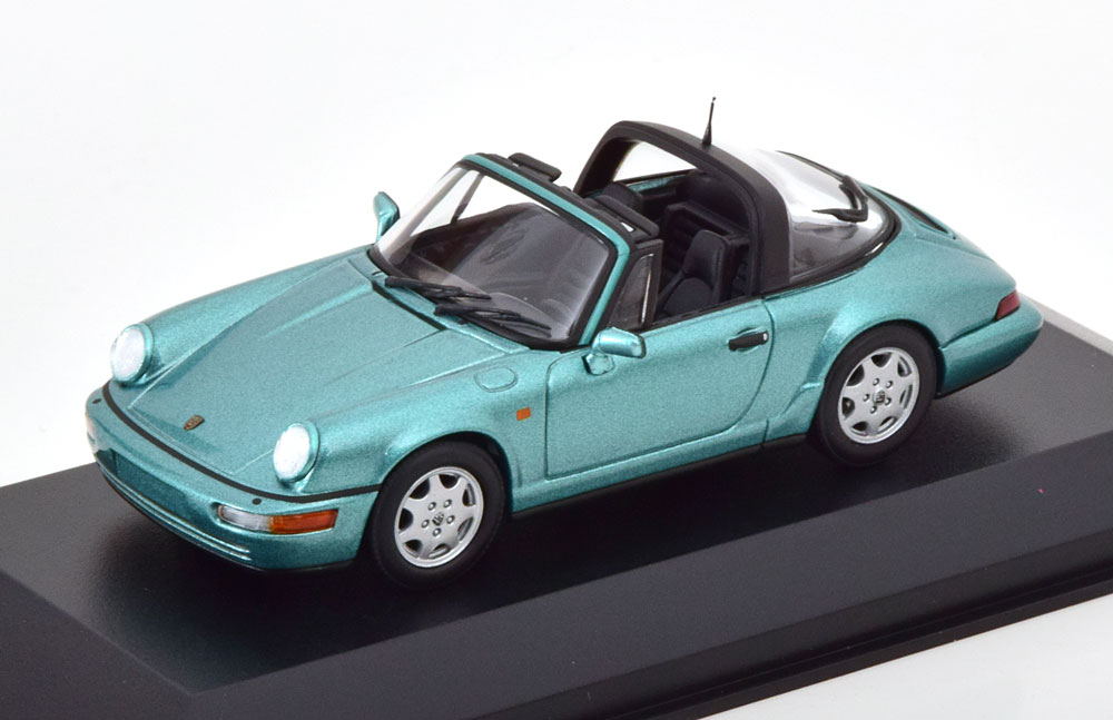 PORSCHE 911 (964) CARRERA 2 TARGA 1991 LIGHT GREEN METALLIC