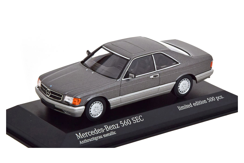 MERCEDES 560 SEC C126 1983 GREY / МЕРСЕДЕС С-КЛАСС КУПЕ СЕРЫЙ