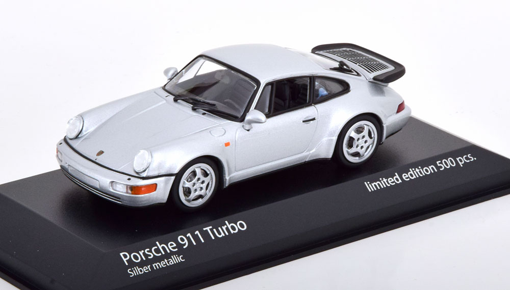 PORSCHE 911 (964) TURBO 1990 SILVER