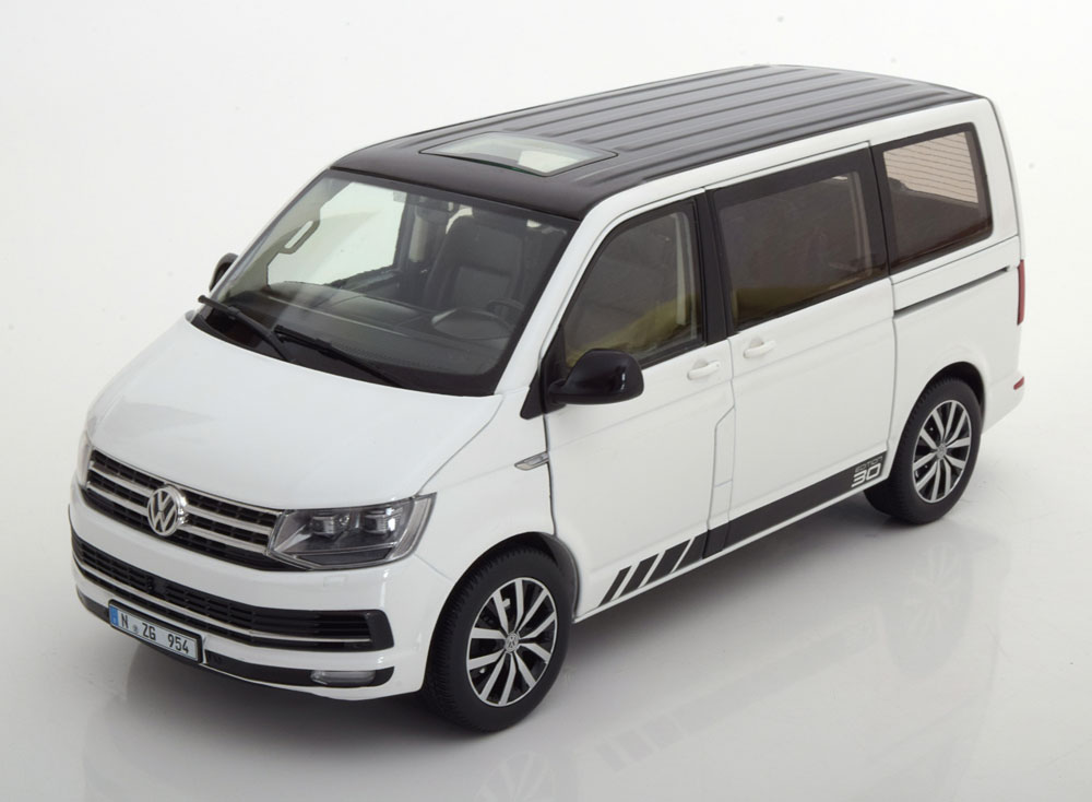 VW MULTIVAN T6 EDITION 30 2015 WHITE BLACK