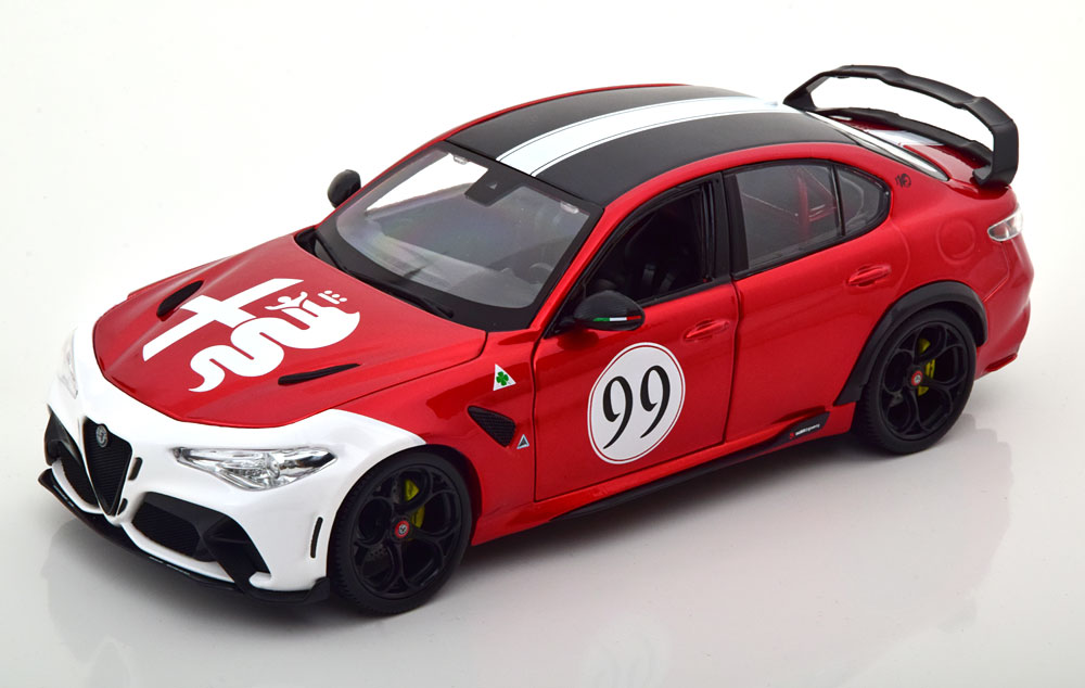 ALFA ROMEO GIULIA GTAM NO 99 ALFA CORSE 2020 RED METALLIC