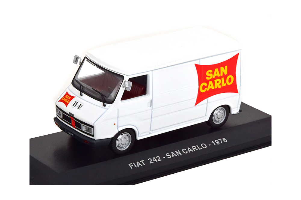 FIAT 242 SAN CARLO 1976 WHITE RED YELLOW