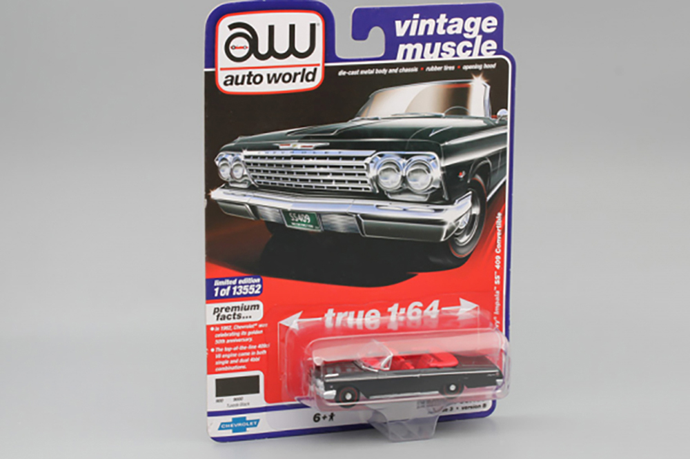 CHEVROLET IMPALA SS CABRIOLET OPEN 1962 (ДЛИНА МОДЕЛИ 6-10 СМ)
