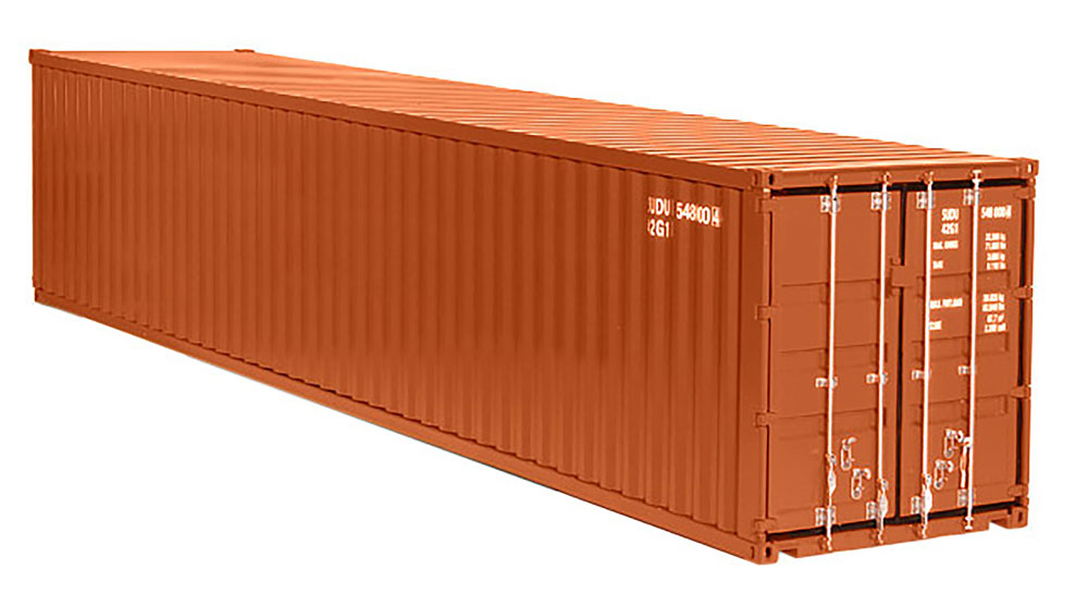 TRAILER SEECONTAINER 40" BROWN / КОНТЕЙНЕР 40-ФУТОВЫЙ КОРИЧНЕВЫЙ