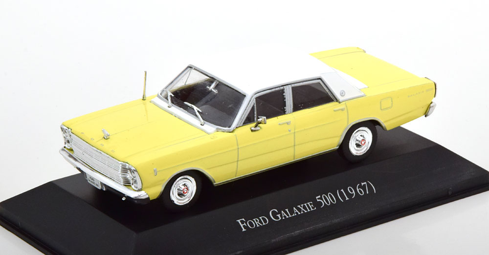 FORD GALAXIE 500 1967 LIGHTYELLOW WHITE