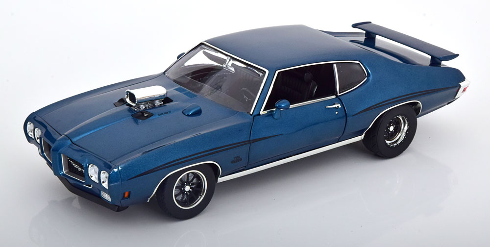 PONTIAC GTO JUDGE DRAG OULAWS 1970 BLUEMETALLIC