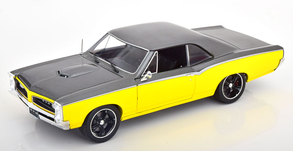 PONTIAC GTO RESTOMOD 1966 GREY METALLIC YELLOW
