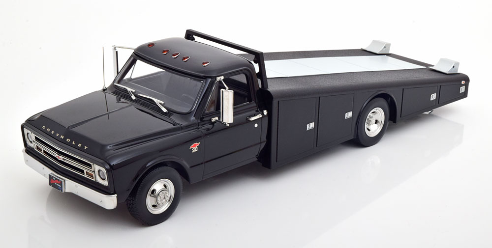 CHEVROLET C-30 RAMP TRUCK BLACK CUSTOM 1967