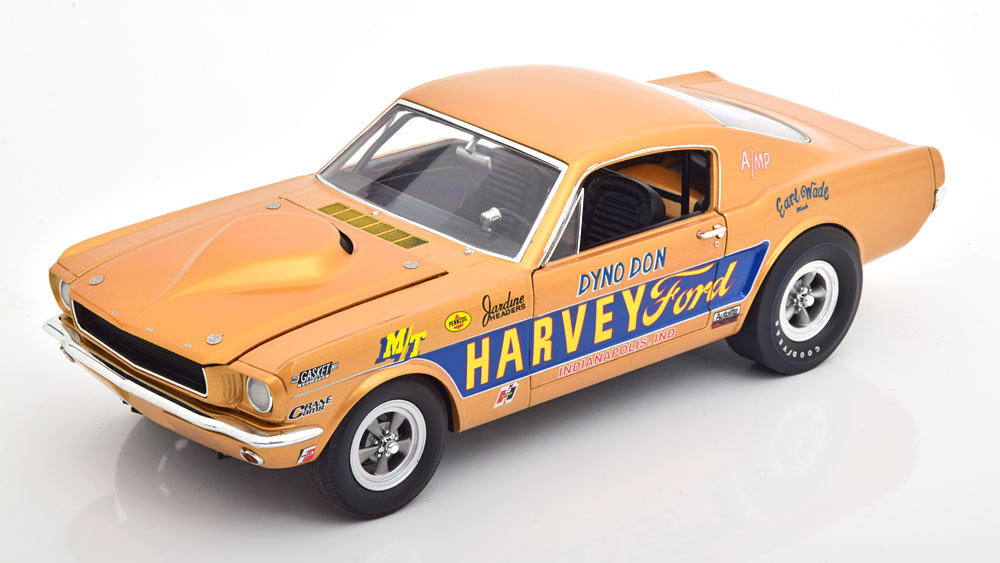 FORD HARVEY MUSTANG A/FX DYNO DON 1965 LIGHTGOLD