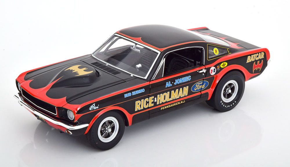 FORD MUSTANG A/FX BATCAR 1965 BLACK RED