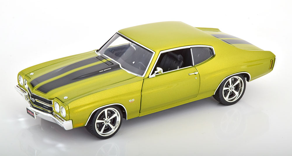 CHEVROLET CHEVELLE SS RESTOMOD 1970 GREEN METALLIC BLACK