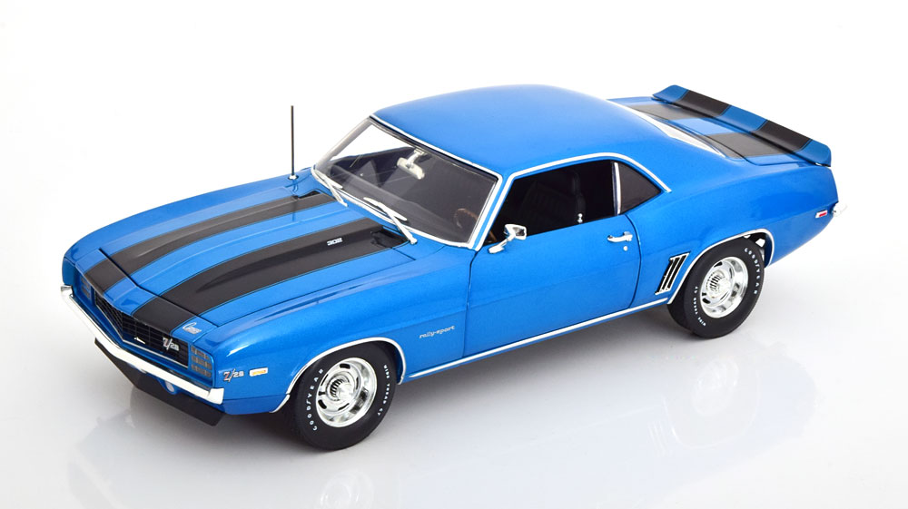 CHEVROLET CAMARO Z/28 1969 BLUEMETALLIC BLACK