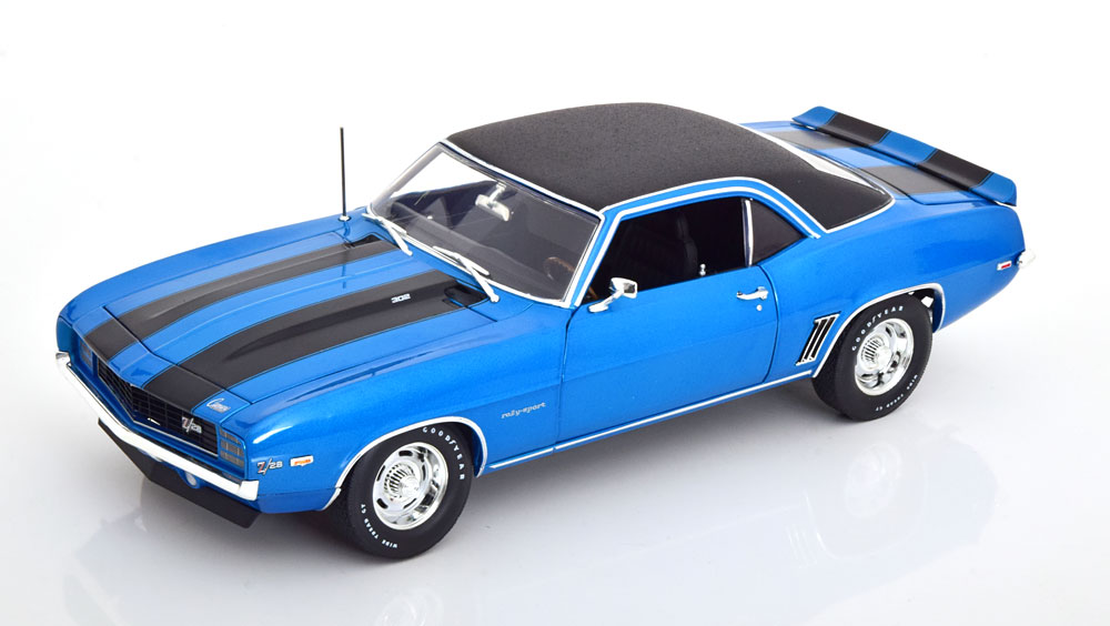 CHEVROLET CAMARO Z/28 1969 BLUEMETALLIC FLATBLACK