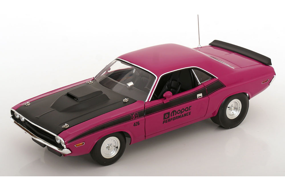 DODGE CHALLENGER T/A PRO STOCK 1970 PURPLE BLACK