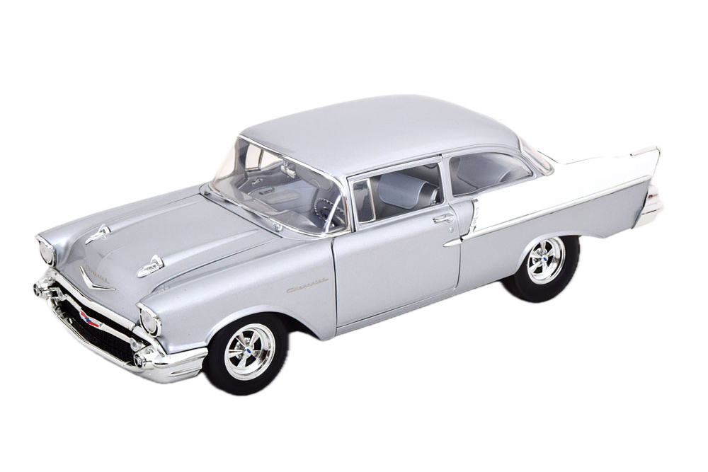 CHEVROLET 150 STREET STRIP 1957 SILVER-GREY WHITE