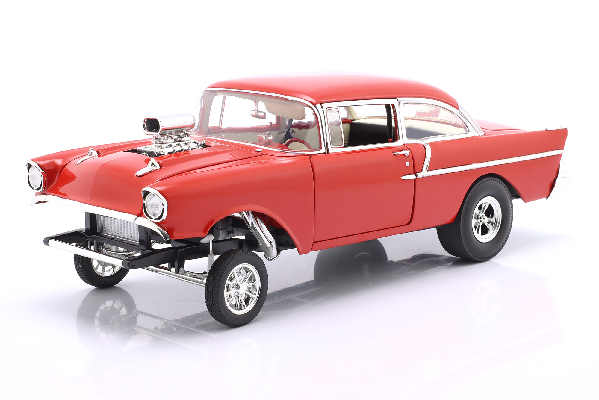 CHEVROLET 150 GASSER HIGH ROLLER YEAR 1957 RED / ШЕВРОЛЕ 150 ГАССЕР ХИГХ РОЛЛЕР КРАСНЫЙ