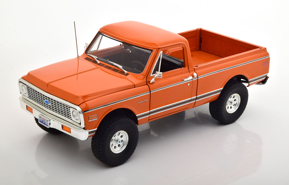 CHEVROLET K-10 4X4 ALPHA COLLECTIBLES 1972 ORANGE