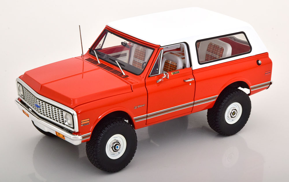 CHEVROLET K5 BLAZER HIGHLANDER EDITION 1972 RED WHITE