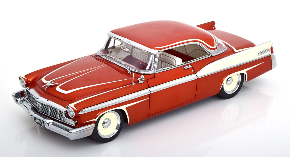 CHRYSLER NEW YORKER ST REGIS CUSTOM 1956 ORANGE-METALLIC CREME