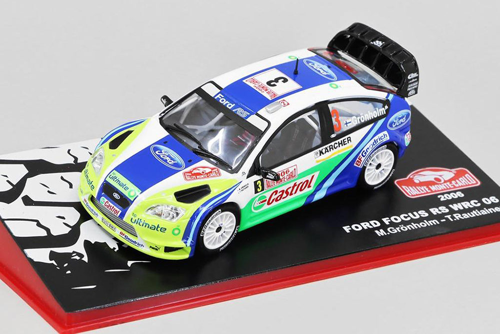FORD FOCUS RS 06 WRC #3 RALLYE MONTE-CARLO, M. GRONHOLM / T. RAUTIAINEN 2006