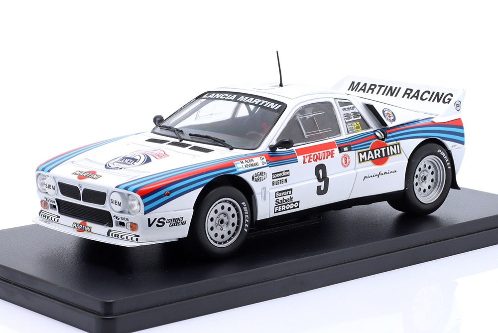 LANCIA 037 RALLY #9 WINNER RALLYE TOUR DE CORSE 1983 ALEN, KIVIMÄKI / ЛЯНЧА 037 РАЛЛИ ПОБЕДИТЕЛЬ ТУР ДЕ КОРСИКА АЛЕН КИВИМАКИ