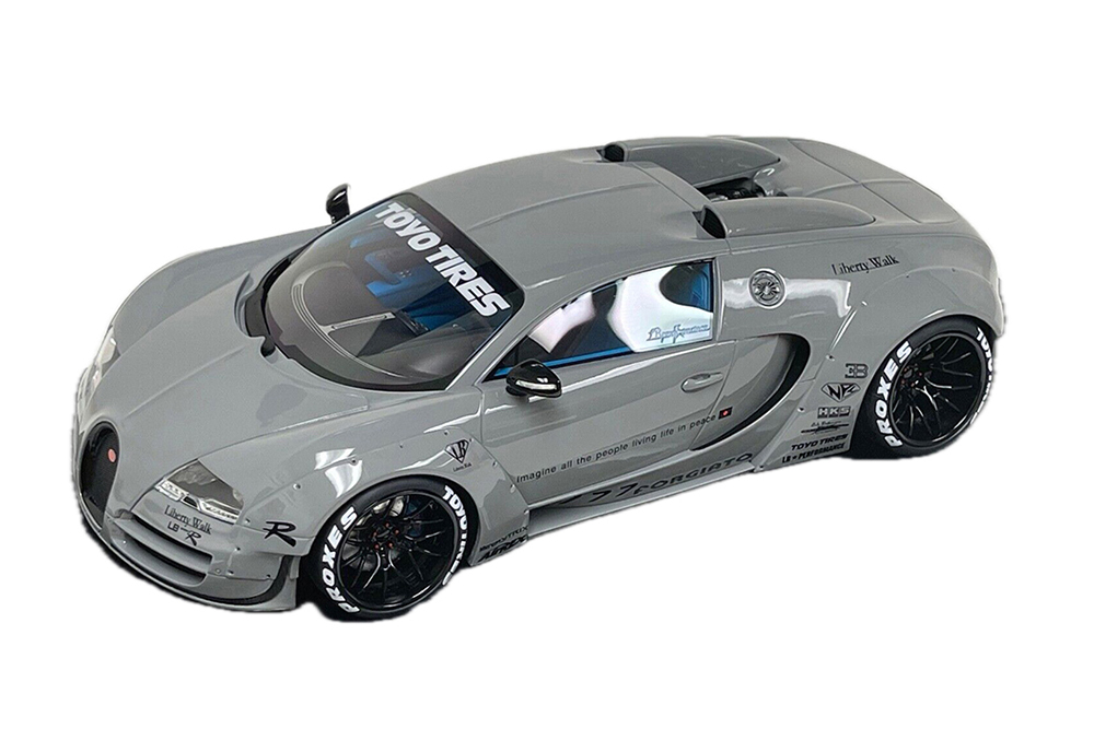 BUGATTI VEYRON GRIGIO TELESTO 03/30 LIBERTY WALK LB PERFORMANCE