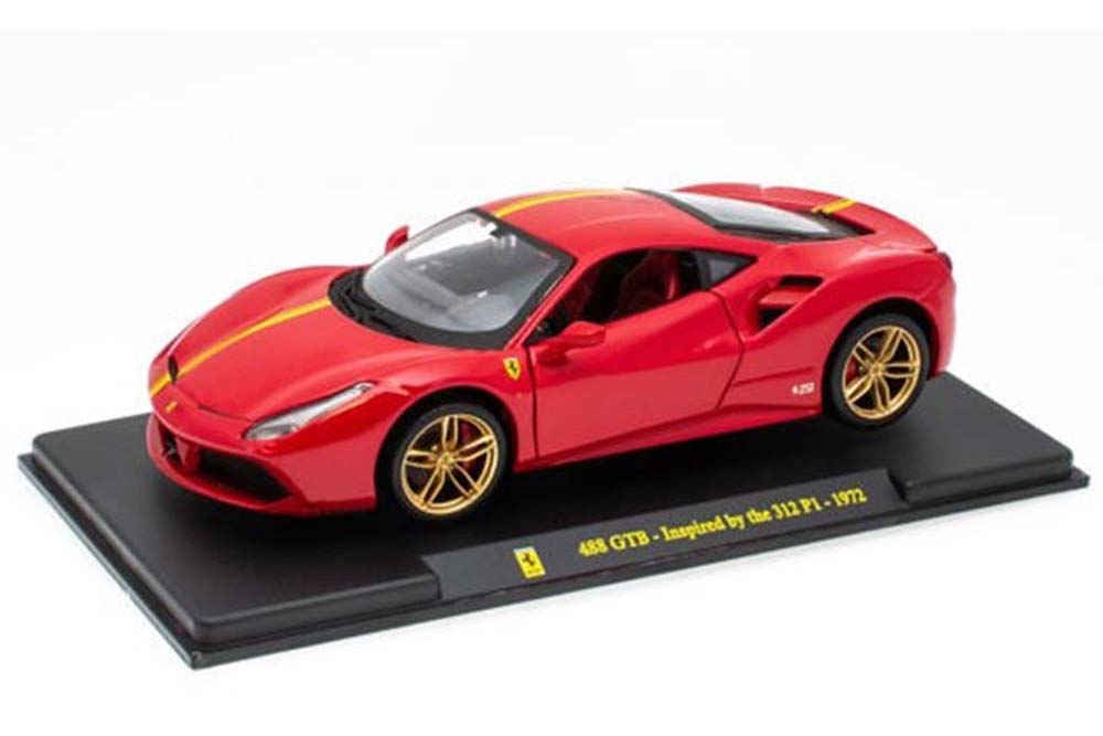 FERRARI 488 GTB 2015 RED (INSPIRED BY THE 312 P1 1972)