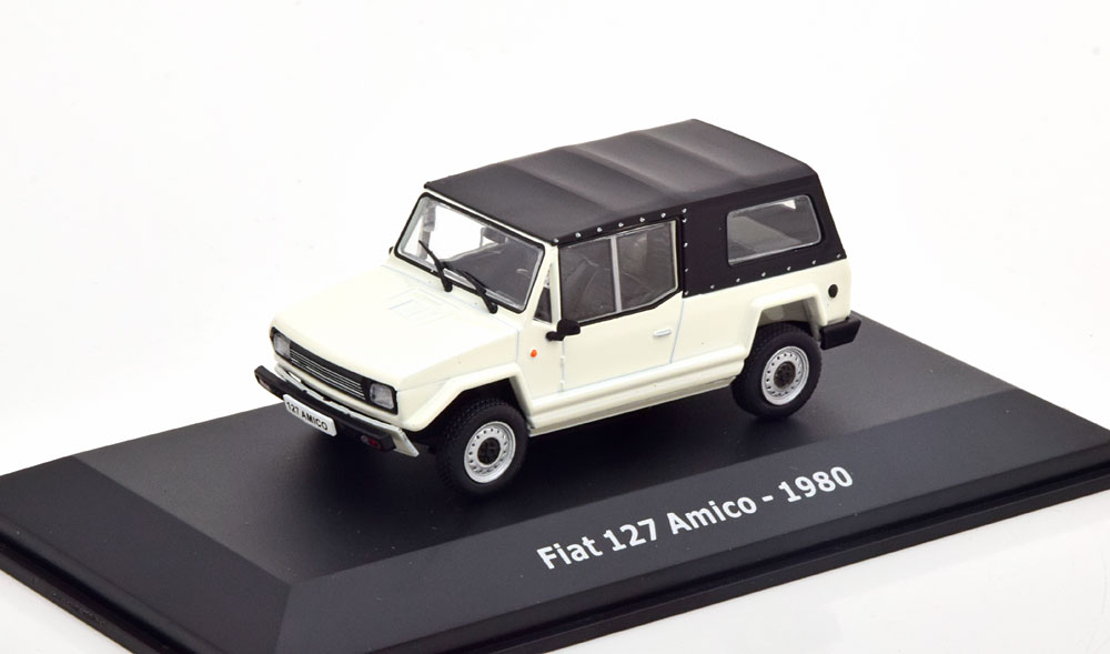FIAT 127 AMICO 1980 WHITE BLACK