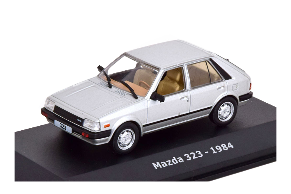 MAZDA 323 1984 SILVER