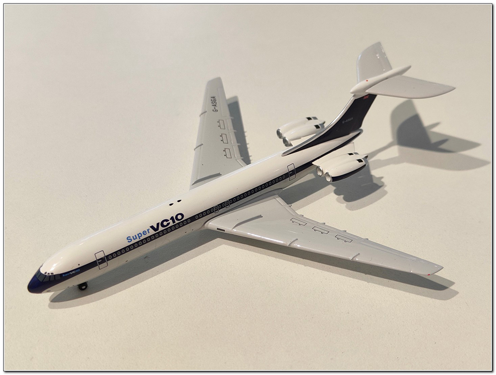 VICKERS VC-10-1151 BOAC/VICKERS HOUSE LIVERY G-ASGA LIMITED 408 PCS (ДЛИНА 13,09 СМ)