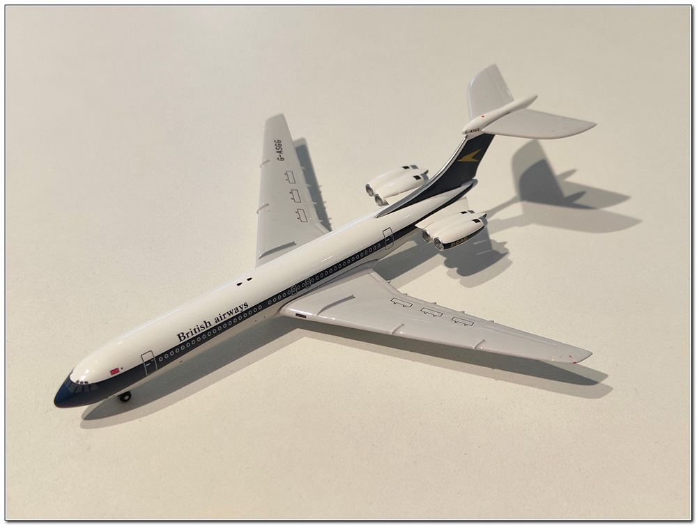 VICKERS VC-10-1151 BRITISH AIRWAYS G-ASGG LIMITED 480 PCS (ДЛИНА 13,09 СМ)