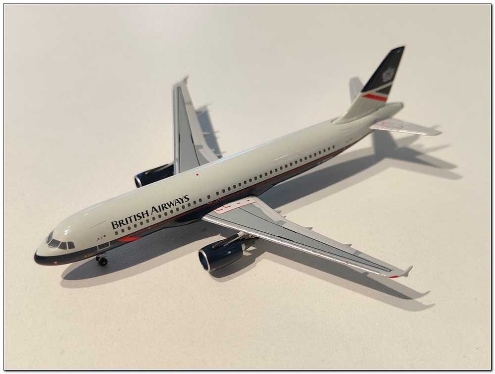 AIRBUS INDUSTRIES A320-200 BRITISH AIRWAYS G-BUSG (ДЛИНА 9,39 СМ)