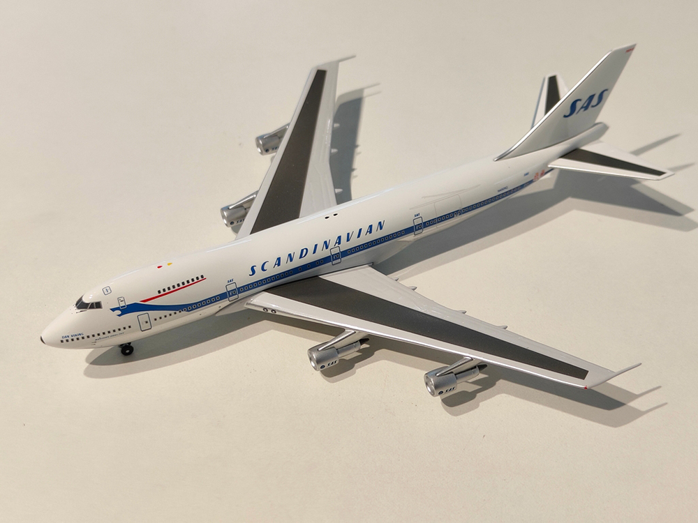 BOEING B 747-200 SAS SCANDINAVIAN AIRLINES N4501Q (ДЛИНА 17,66 см)