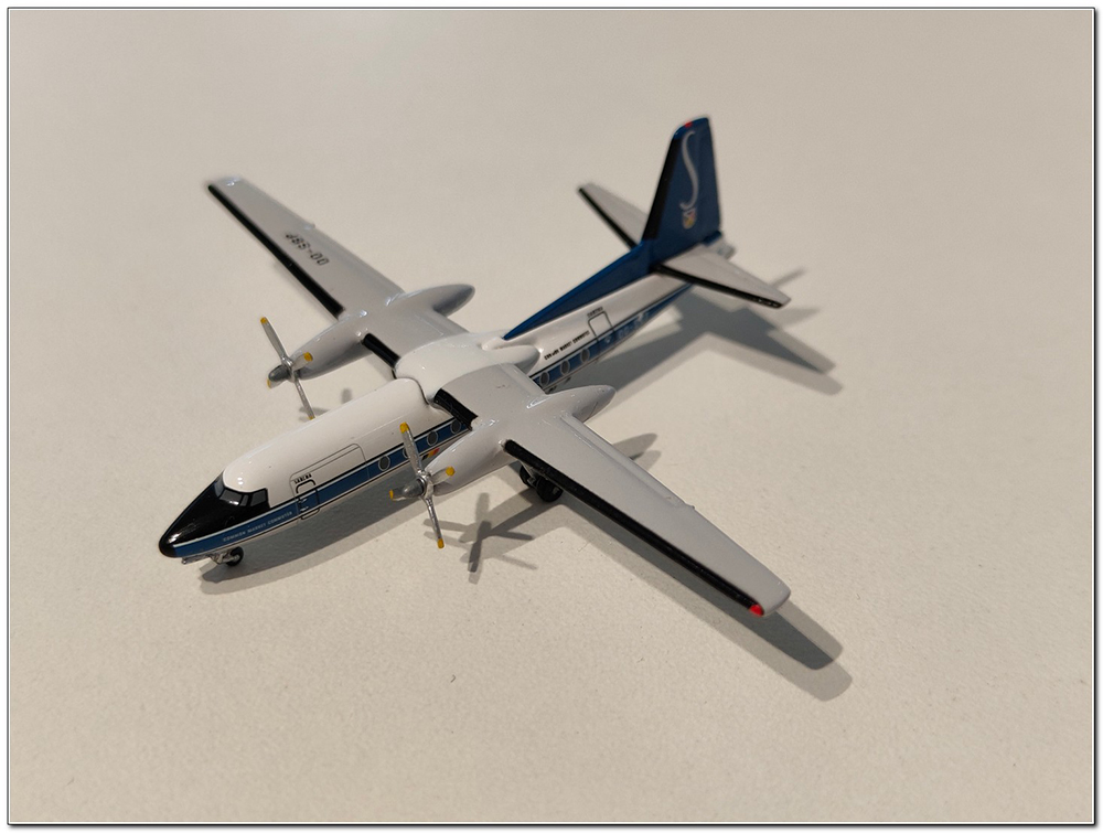FOKKER F-27-400 SABENA OO-SBP (ДЛИНА 5,76 СМ)