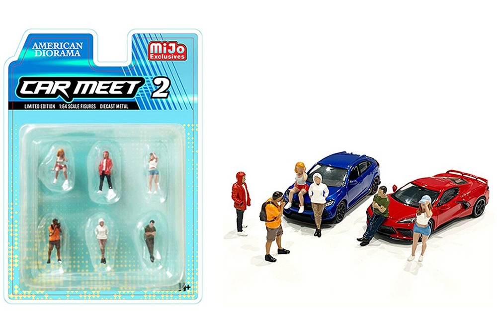 FIGURINES MIJO FIGURES CAR MEET 2 SET (ДЛИНА МОДЕЛИ 6-10 СМ)