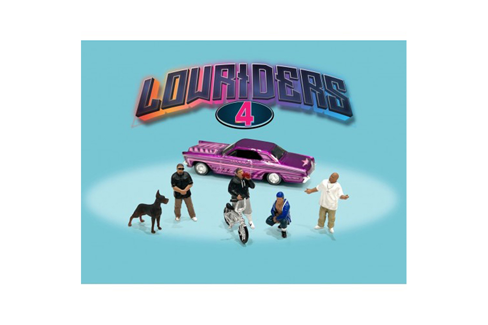 ФИГУРКА КОЛЛЕКЦИОННАЯ LOWRIDER #4 FIGURE SET, VARIOUS (ДЛИНА МОДЕЛИ 6-10 СМ)