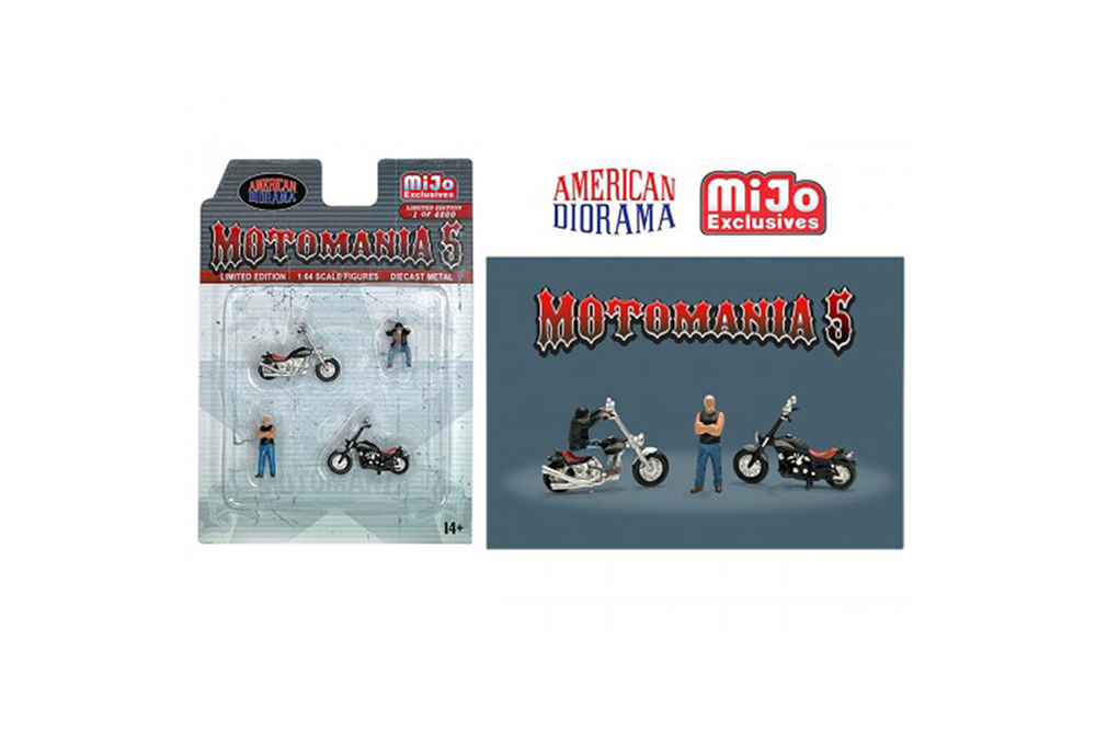 ФИГУРКА КОЛЛЕКЦИОННАЯ MOTORMANIA #5 FIGURE SET (ДЛИНА МОДЕЛИ 6-10 СМ)
