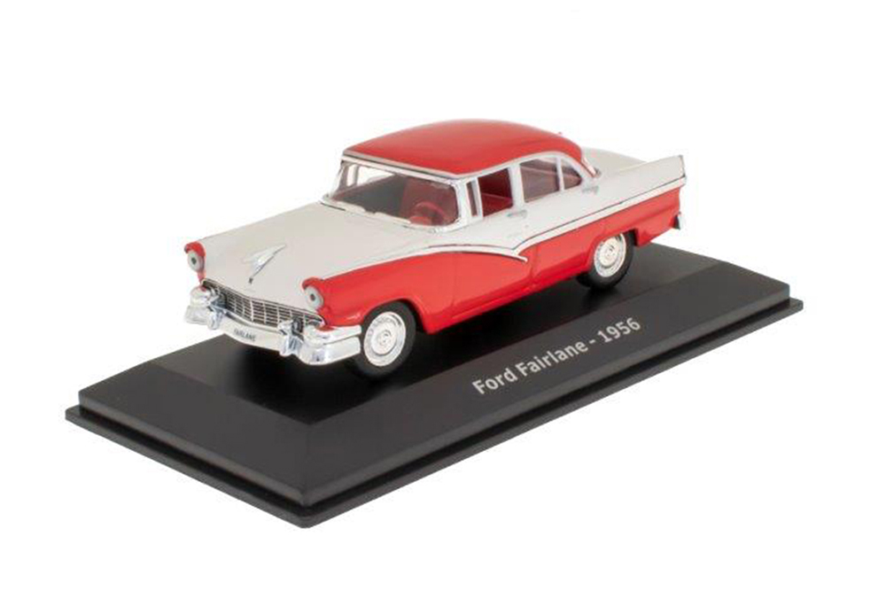 FORD FAIRLANE 1956 RED/BEIGE