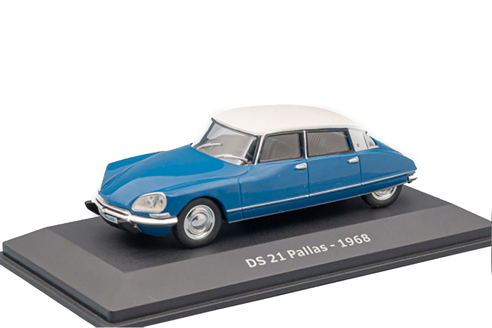 CITROEN DS 21 PALLAS (1968), BLUE WHITE