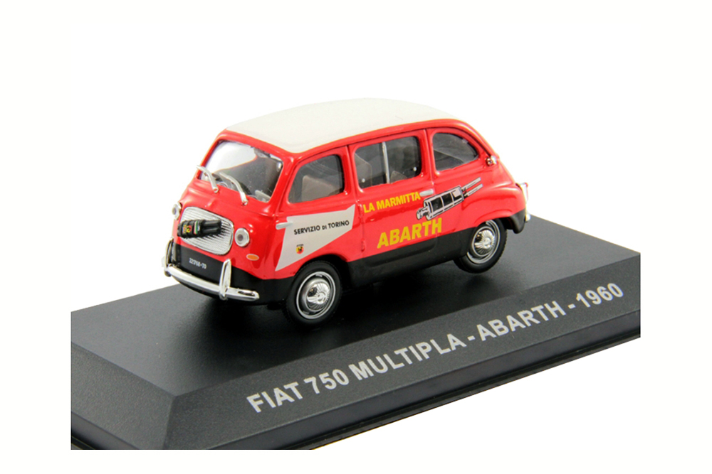 FIAT 750 MULTIPLA ABARTH 1960 RED/WHITE